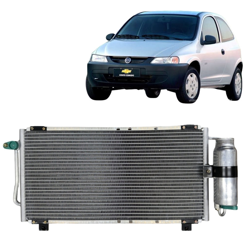 Condensador Ar Condicionado Celta 2003 a 2006 OEM: 93370601