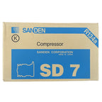 COMPRESSOR Ar Condicionado SANDEN 7H15 SCANIA 8PK 24V - 6