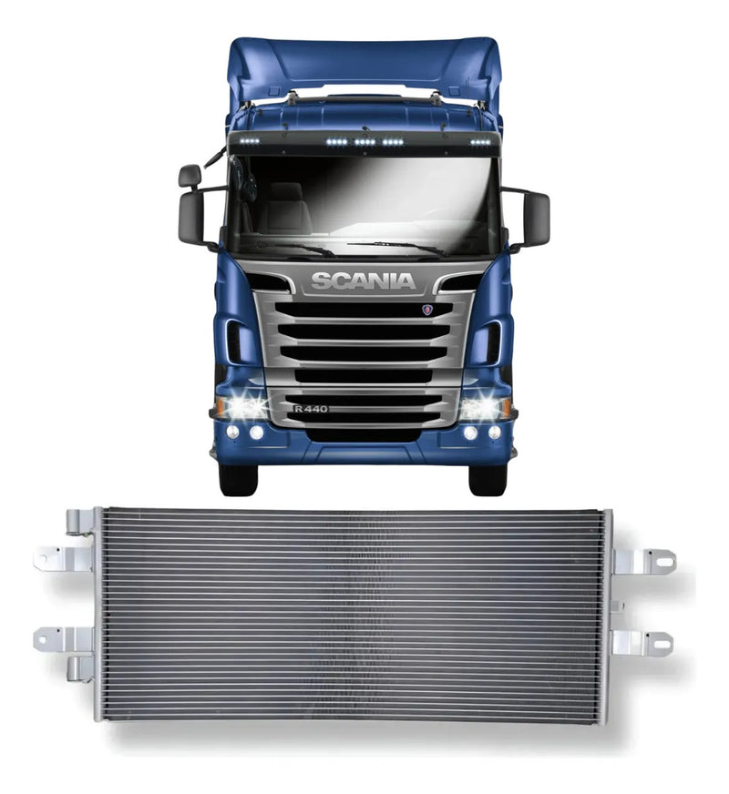 Condensador Do Ar Caminhão Scania 2012 Até 2018 Actecmax