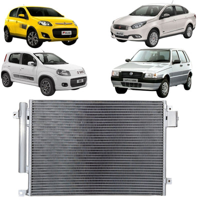 Condensador Ar Condicionado Fiat Uno Way Palio Siena