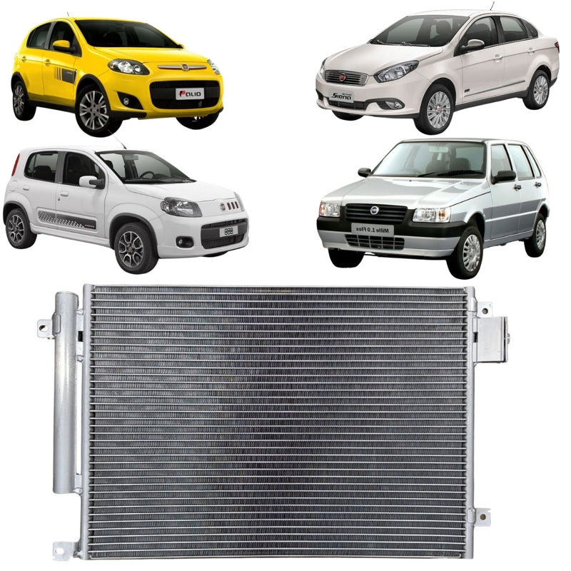 Condensador Ar Condicionado Fiat Uno Way Palio Siena