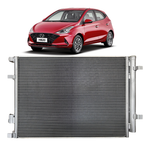 Condensador Ar Condicionado Hyundai HB20 1.0 Turbo - 1