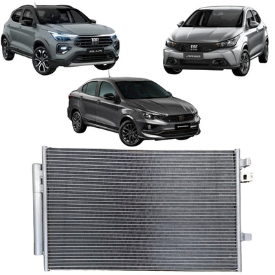CONDENSADOR AR CONDICIONADO FIAT ARGO / CRONOS / PULSE