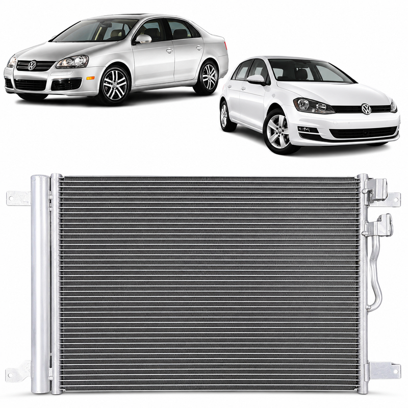CONDENSADOR AR CONDICIONADO VW JETTA MOTOR 2.5 E GOLF