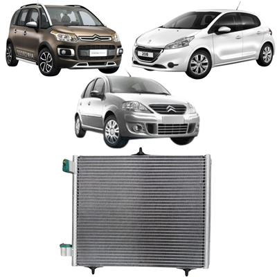 CONDENSADOR AR CONDICIONADO  AIR CROSS / C3 / PEUGEOT 208