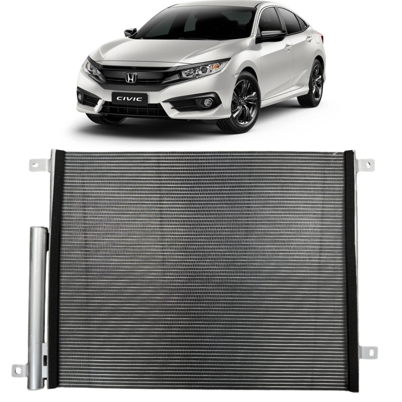 CONDENSADOR AR CONDICIONADO HONDA CIVIC DE 2017 ATÉ 2019