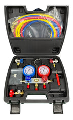 Manômetro Manifold Ar Condicionado Automotivo R134a C/maleta - 3