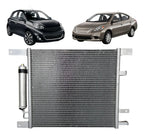 Condensador Nissan March E Versa 2011 Até 2014 / 921001ha3a - 1