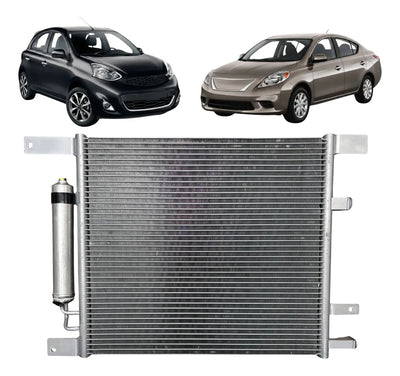 Condensador Nissan March E Versa 2011 Até 2014 / 921001ha3a
