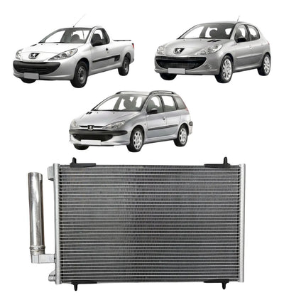 Condensador Peugeot 207 Hoggar 2007 Até 2015 /  6455gx