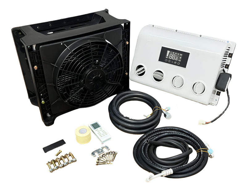 Kit Ar Condicionado Elétrico Caminhões Split Completo 12v