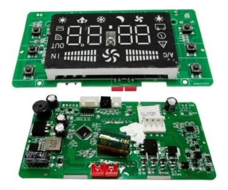 Painel Comando Digital Bivolt Ar Cond. Teto Ac7000 Actecmax 12v / 24v