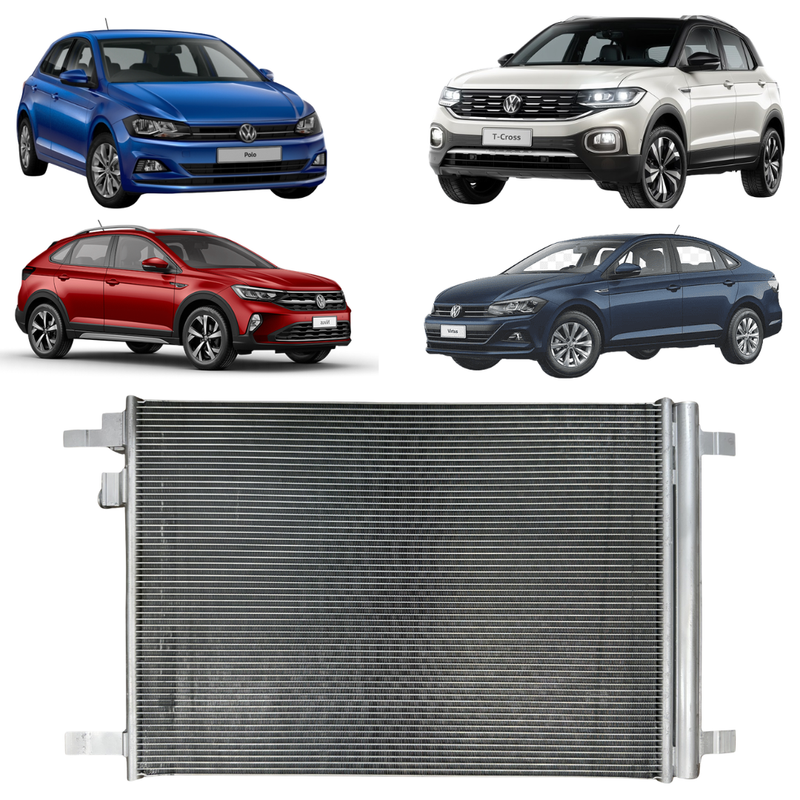 CONDENSADOR AR CONDICIONADO  POLO / T CROSS / NIVUS / VIRTUS