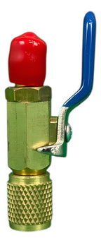 Válvula Ar Condicionado Com Registro Bola 1/4m Sae X 1/4f - 1