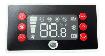 Painel Digital Ar Cond. Elétrico Teto 24v Ac9500 Actecmax